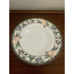 COPY - 4 Mikasa Intaglio Garden Harvest Large Rim Soup Bowls 9 3/8" Dia. CAC29